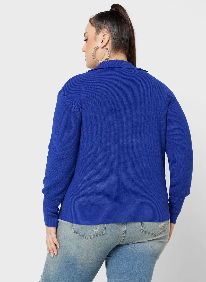 Ginger Plus Polo Sweater