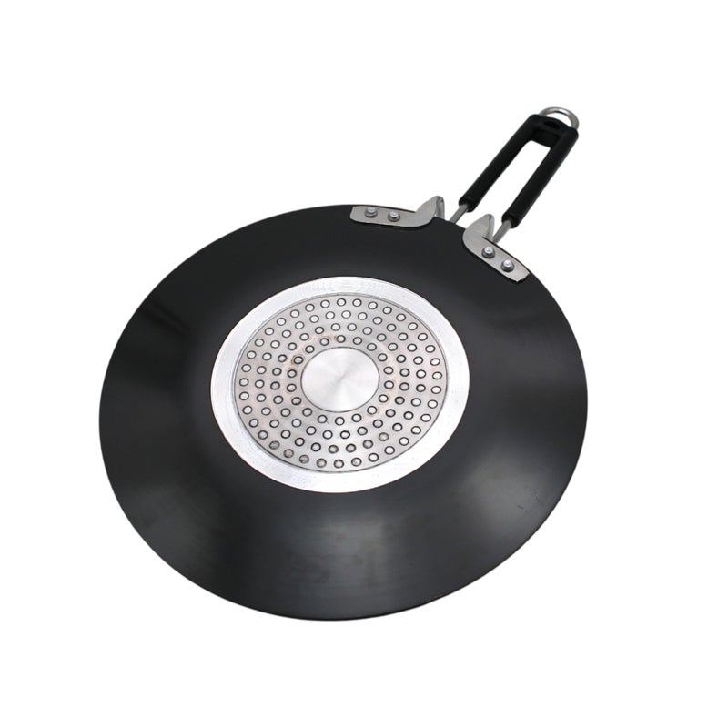 LAZYwindow مقلاة روتي LAZYwindow مصنوعة من الألمنيوم المؤكسد، قاعدة تحريض، سوداء - Image 3