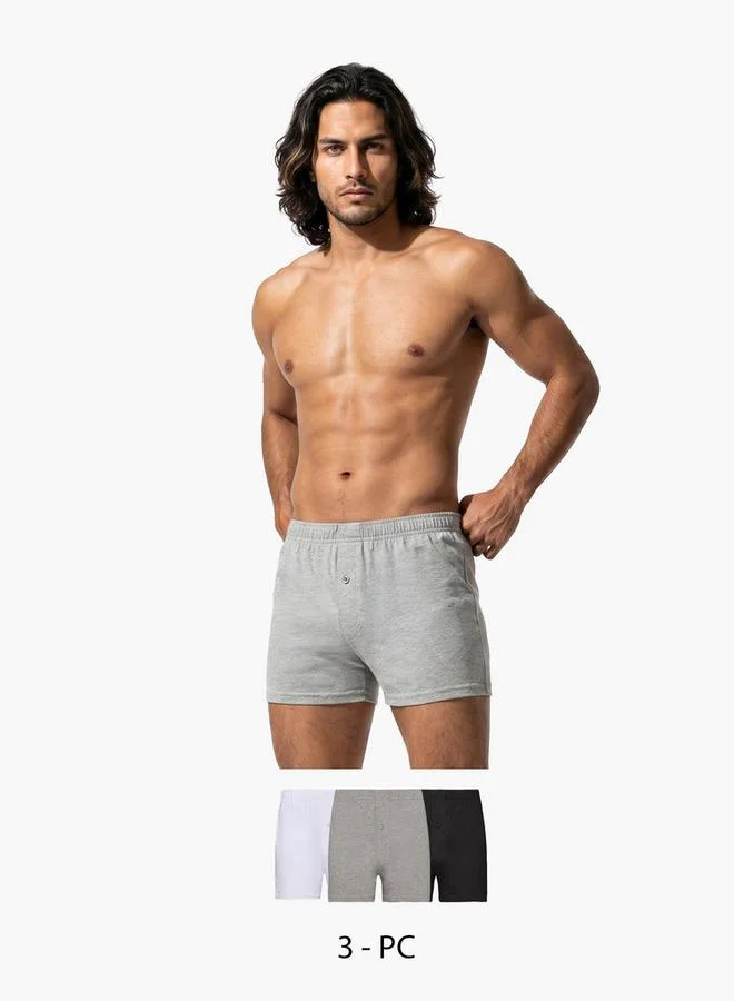 Splash FAV Set of 3 - Trunks with Elasticised Waistband