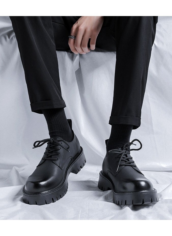 Warrior - Versatile Retro Casual Leather Shoes - Image 1