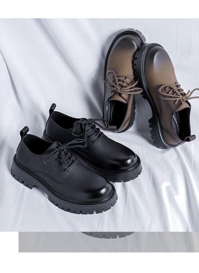 Warrior - Versatile Retro Casual Leather Shoes - Image 1