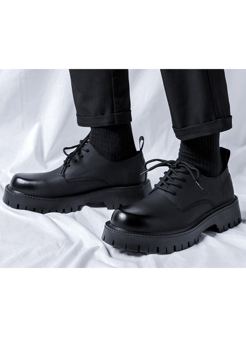 Warrior - Versatile Retro Casual Leather Shoes - Image 1