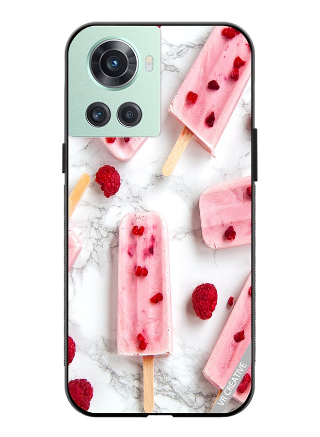 VR CREATIVE Protective Case Cover For OnePlus Ace Gulabi Icecream Design Multicolour  - Image 1