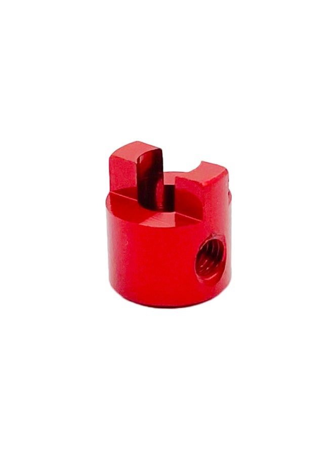 Generic - Paddle Fork Multi-model Shaft Shaft Paddle Fork Model Marine Aluminum Alloy/copper Propeller Card Remote Control Boat Accessories-Color:4mm Red 1PCs - Image 1