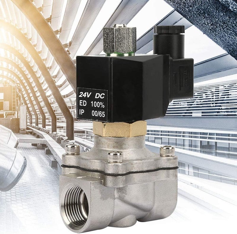 Diverse purchase options 2S - 200-20 G3/4" Normally Open Stainless Steel Electric Solenoid Valve, Water Air Solenoid Valve with Heat Coil for Industrial Fluid Control Systems (DC24V) Set product combo compatible Repeated use friendly design Quick assemble Practical design alternatives Multi-demand satisfied design Easy clean surface Polished safe edge Lightweight Diverse purchase options Global upgraded economical craftsmanship Light durable upgraded substance Field test upgraded craftsmanship Extra part combo compatible Easy handling optimized design Gulf standard sizing alternatives Diverse operation compatible All-round well-engineered practical build Gulf user preference oriented build KSA market compliant quality Trusted all-purpose quality Transit damage prevent build Experience optimized build Reliable daily use design Small apartment fit - Image 1