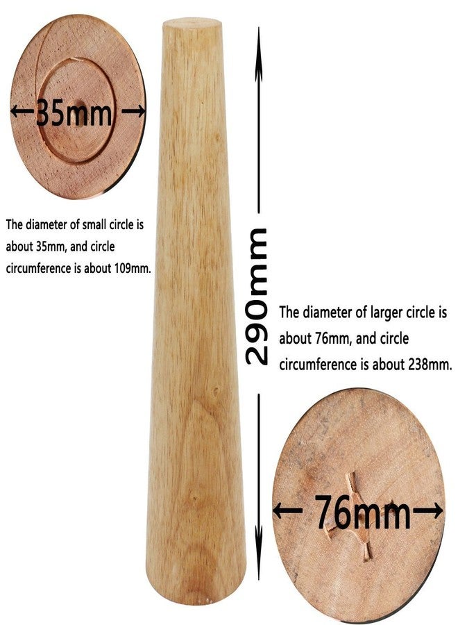 Preamer Wood Round Bracelet Bangle Mandrel Jewelry Making Metal Forming - Image 2