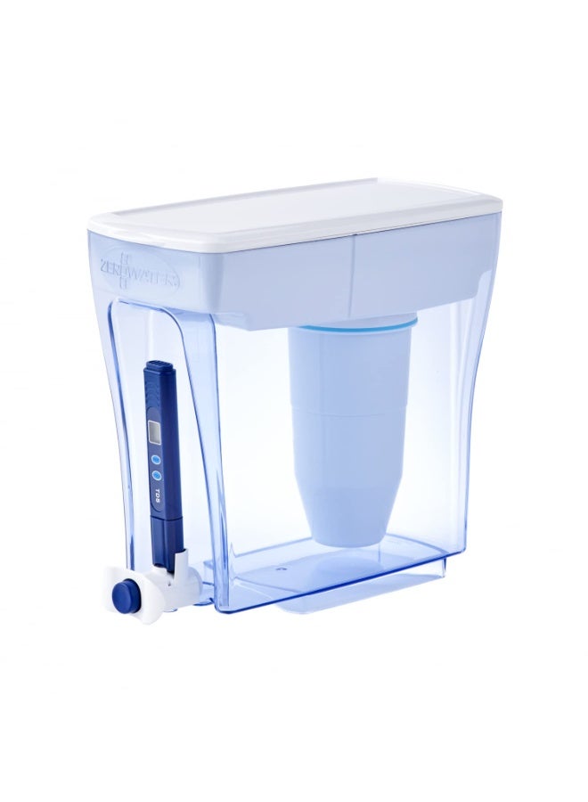 ZeroWater 20 Cup Ready-Pour Dispenser Water Filter Pitcher, clear - Image 1