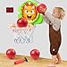 SYNCFUN Mini Basketball Hoop LED Scoring Indoor Hoop with 2 Balls Indoor Adjustable Height Basketball Hoop SpaceSaving Christmas Birthday Gifts Toy for Boy Girl Over 18 Months - Image 2