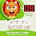 SYNCFUN Mini Basketball Hoop LED Scoring Indoor Hoop with 2 Balls Indoor Adjustable Height Basketball Hoop SpaceSaving Christmas Birthday Gifts Toy for Boy Girl Over 18 Months - Image 4