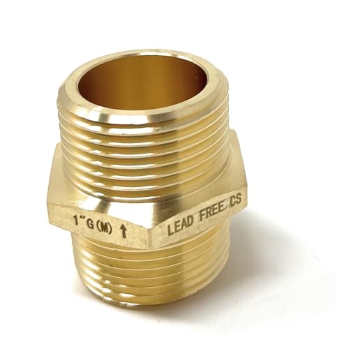 Cascada Showers Cascada 1" G Thread (British BSPP) Male to 1" NPT Thread Male Pipe Fitting Adapter - Lead-Free - Image 2