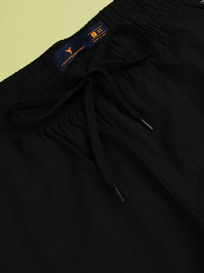 تكنوسبورت Technosport Solid Drawstring Waist Cargo Pants