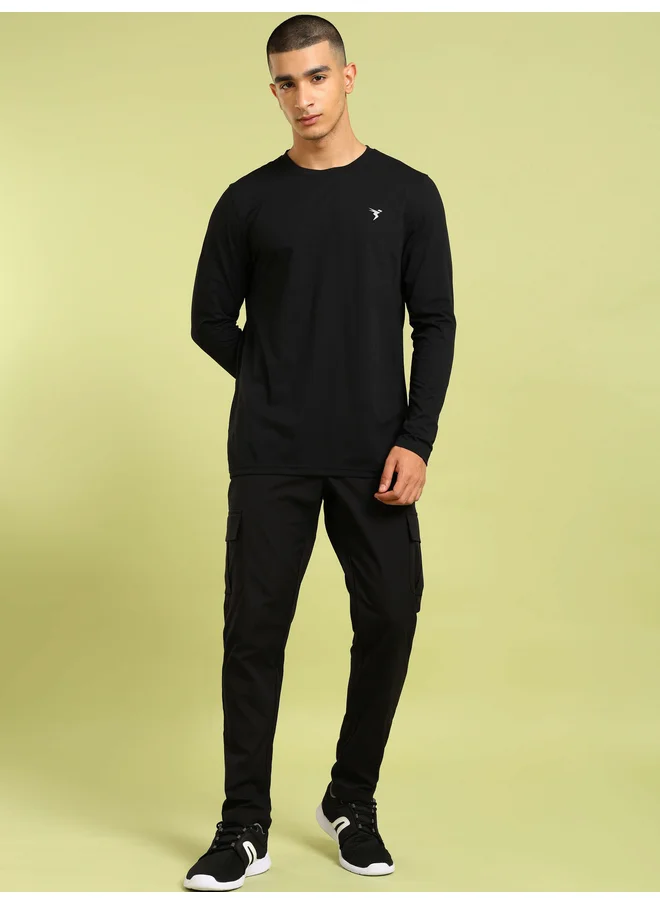 تكنوسبورت Technosport Solid Drawstring Waist Cargo Pants