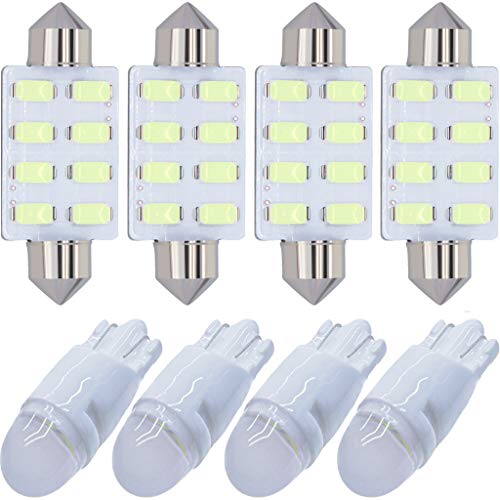 Yoper Ice Blue LED Light Kit for Ford F-150 250 350 Mustang Taurus Chevy Silverado Avalanche Impala Tahoe Trailblazer Dodge Ram Charger GMC Sierra Yukon Sonoma Interior - Image 1
