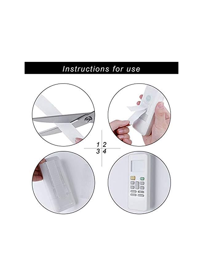 PROMASS promass Hook and Loop Strip Tape 8M Self Adhesive Sticky Back Fastening Tape 20mm Wide (8M White)  - Image 4