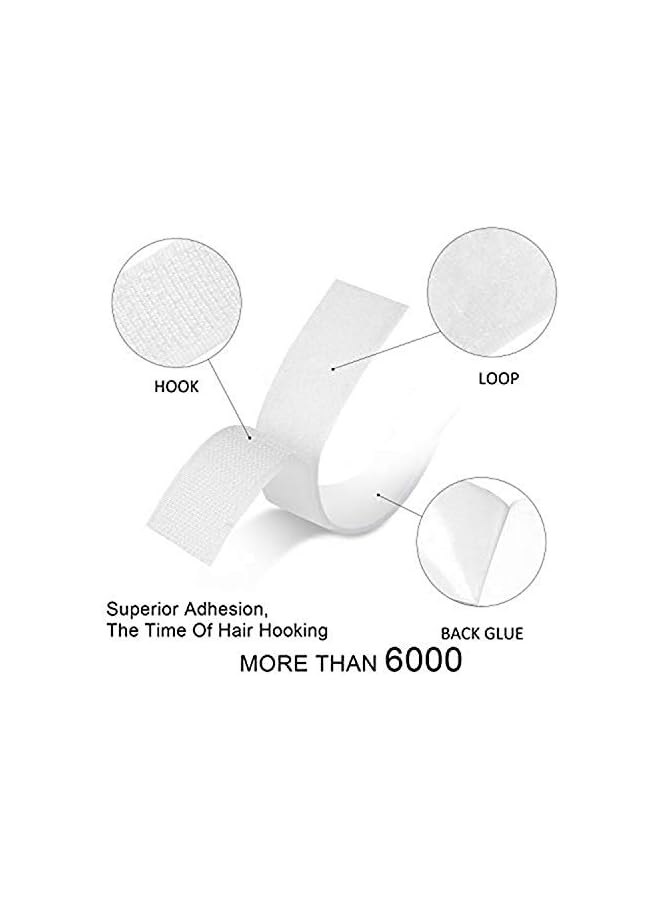 PROMASS promass Hook and Loop Strip Tape 8M Self Adhesive Sticky Back Fastening Tape 20mm Wide (8M White)  - Image 3
