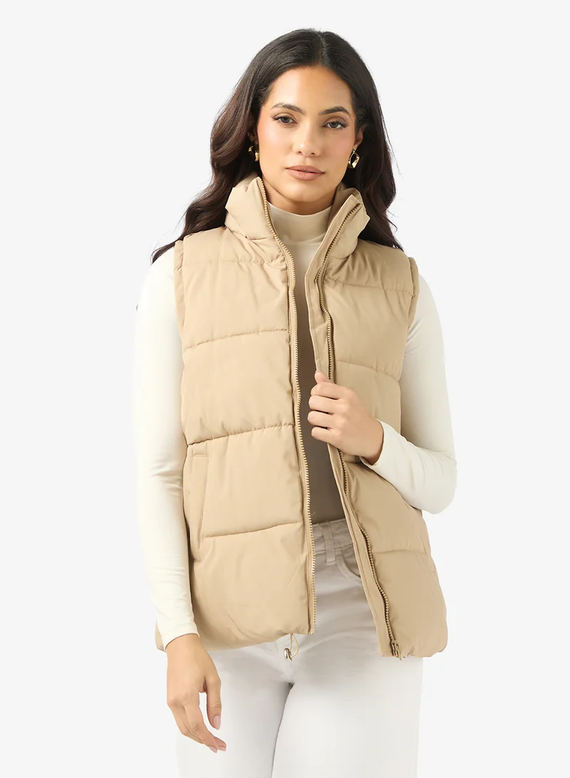 ELLA Sleeveless Padded Vest
