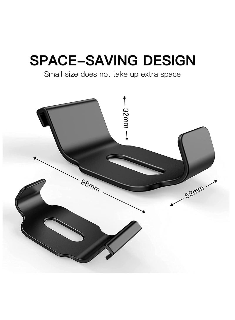 Y&D 2 Pack Stand for PS5 3D Wireless Headset Headphone and Controller Hook that Makes Game Accessories Easy to Store Black - Image 3