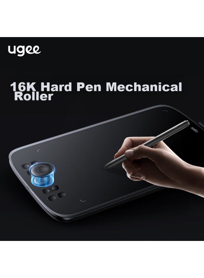 Ugee Digital Drawing Tablet, 16k Pressure Sensitivity, Drawing Pad, Writing Pad, Drawing Board, Writing Pad For Computer, Online Class Writing Pad, Drawing Board, Electronic Drawing Board M908 - Image 1