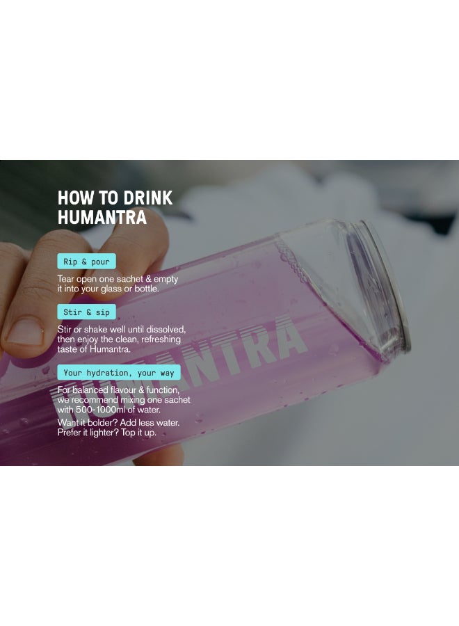 Humantra Lychee Electrolyte Hydration | Zero Sugar, Vitamin C + B12 w/ Magnesium - Image 4