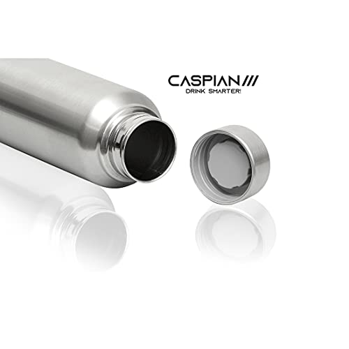 CASPIAN /// Astra Stainless Steel Water Bottle 1 ltr (Litre) for Fridge, Home, Office, School, Gym-Ideal for Adults, Men, Women, Kids, Boys, Girls-1000ml Leakproof, Rust free, Set of 3, Silver - Image 3