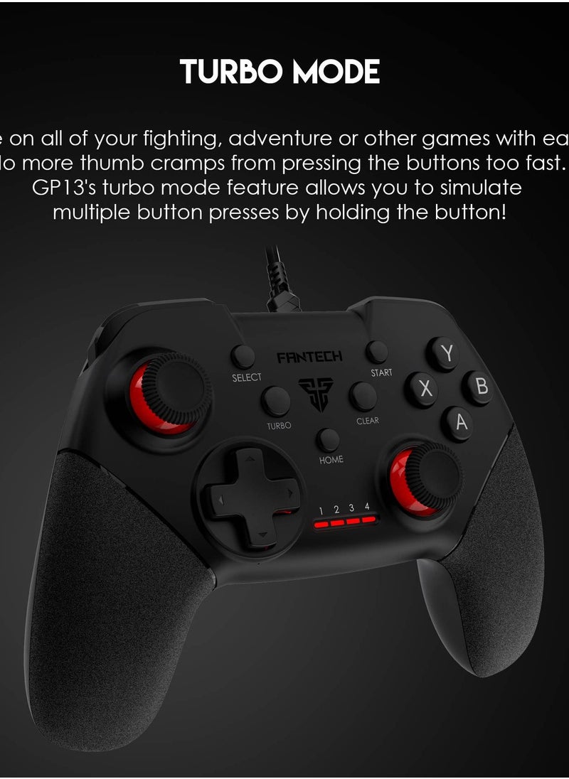 FANTECH GP13 SHOOTER II USB Gaming Gamepad Controller – Dual Vibration Feedback Motors - For PC , PS3  - Image 3