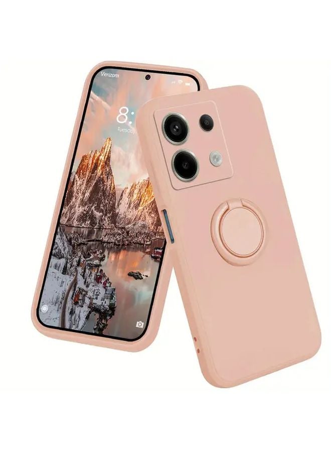 Light Purple Phone Case For Redmi Note 13 Pro Plus With Ring Stand Magnetic Car Mount - Image 4