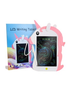 Y&D Unicorn LCD Writing Tablet for Kids 8.5 Inch Doodle Scribbler Pad with StylusPainting Board Magic Birthday Gifts Drawing Board Educational Toys 3+ Years Old  - Image 1