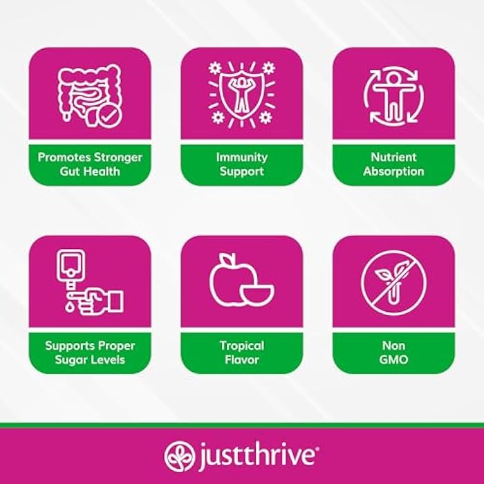 Just Thrive PREbiotic Powder - Digestive and Immune Support Supplement, 150 g - Image 5