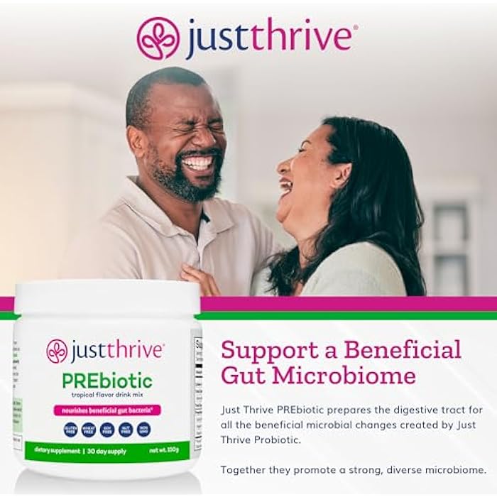 Just Thrive PREbiotic Powder - Digestive and Immune Support Supplement, 150 g - Image 3