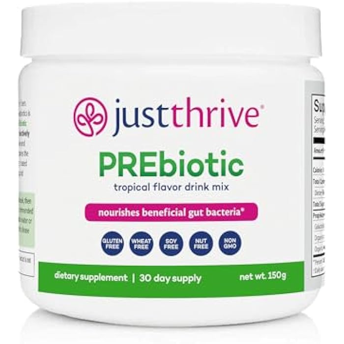Just Thrive PREbiotic Powder - Digestive and Immune Support Supplement, 150 g - Image 1