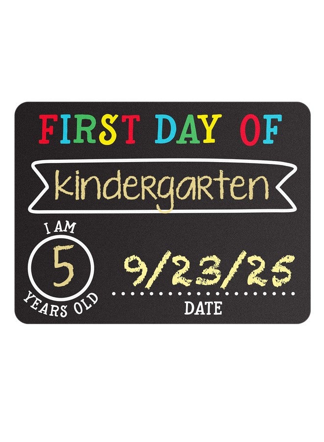 pearhead Photosharing Chalkboard Signs Perfect To Commemorate The First And Last Day Of School 2 Chalkboard Signs For School Celebrations And Milestones 2 Count (Pack Of 1) Packaging May Vary - Image 4