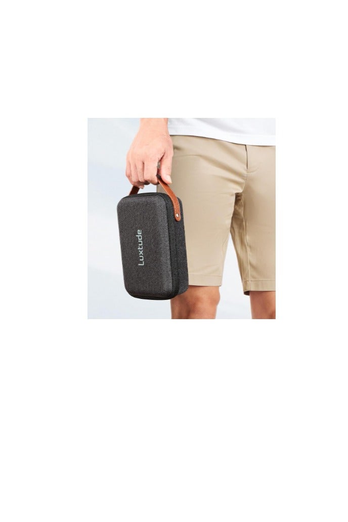 Luxtude Electronic Organizer Travel Case – Small Charger Organizer – Hard Charger Case – Travel Tech Bag – Portable Electronics Bag - Image 4