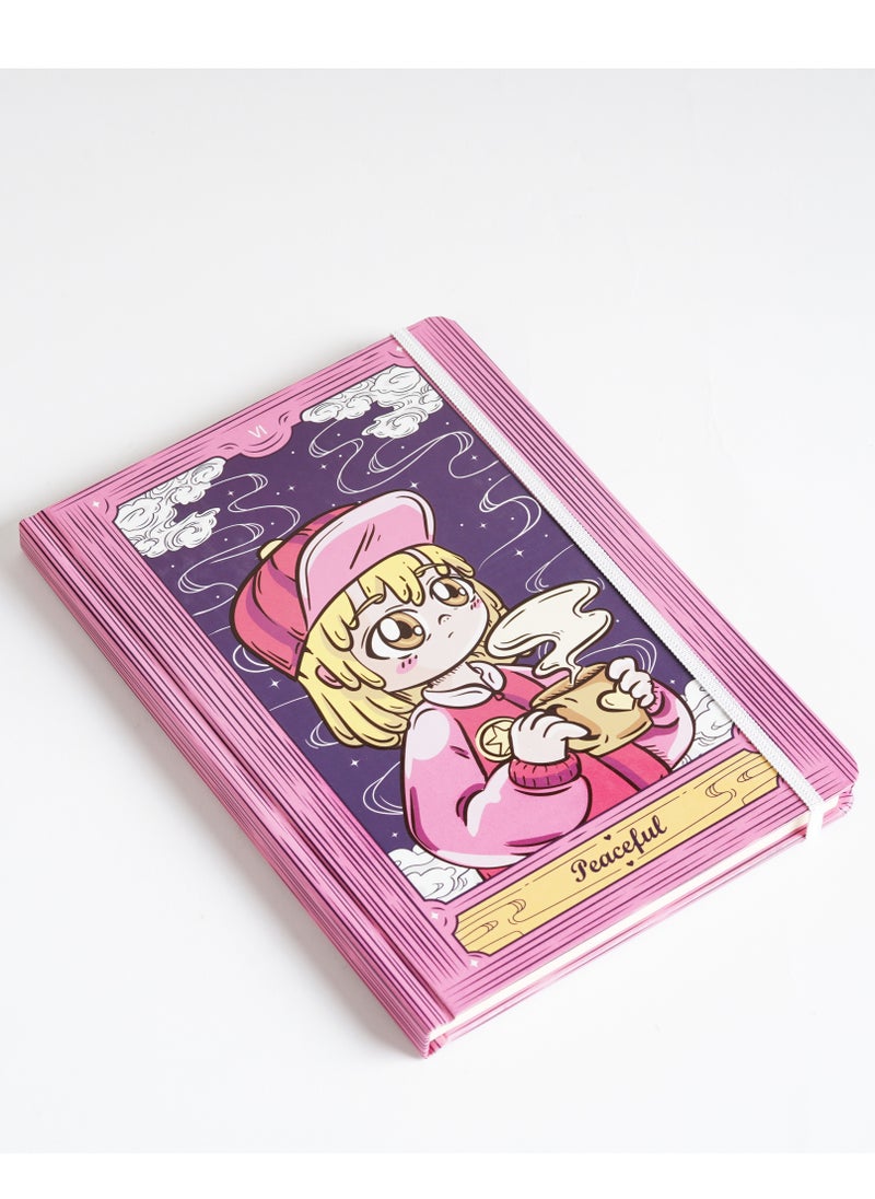 Borg El Arab A5 Anime Printed Notebook (Peaceful)  - Image 1