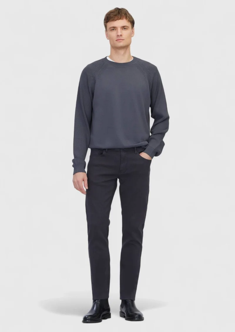 Ramsey Hard Coal Knitwear Sweatshirt