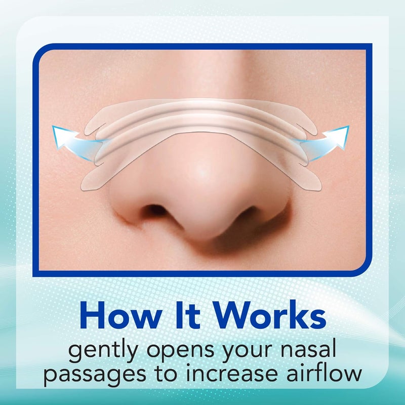 Instaclear Nasal Breathing Strips Clear Large 30 ct  Works Instantly Nasal Congestion Relief Stops Snoring Cold  Allergy - Image 4