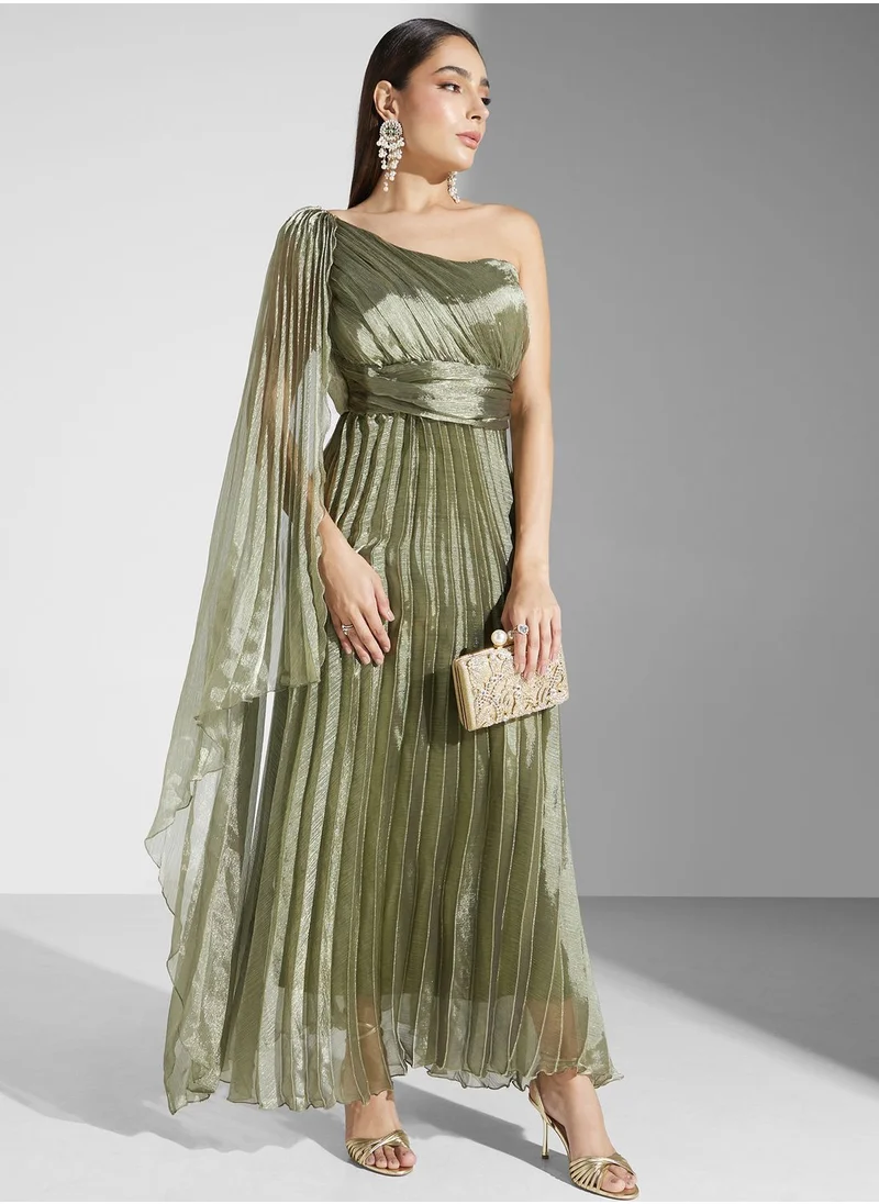 Ella Limited Edition One Shoulder Pleated Dress