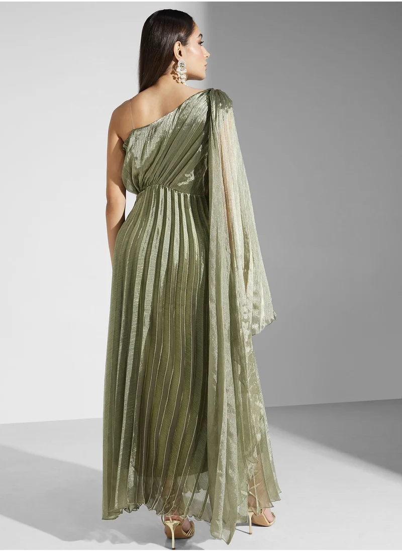 Ella Limited Edition One Shoulder Pleated Dress