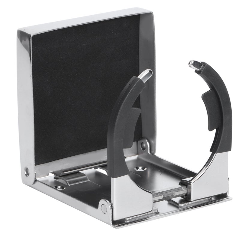 Stainless Steel Folding Drink Cup Bottle Holder for Marine Boat Truck RV Adjustable - Image 5