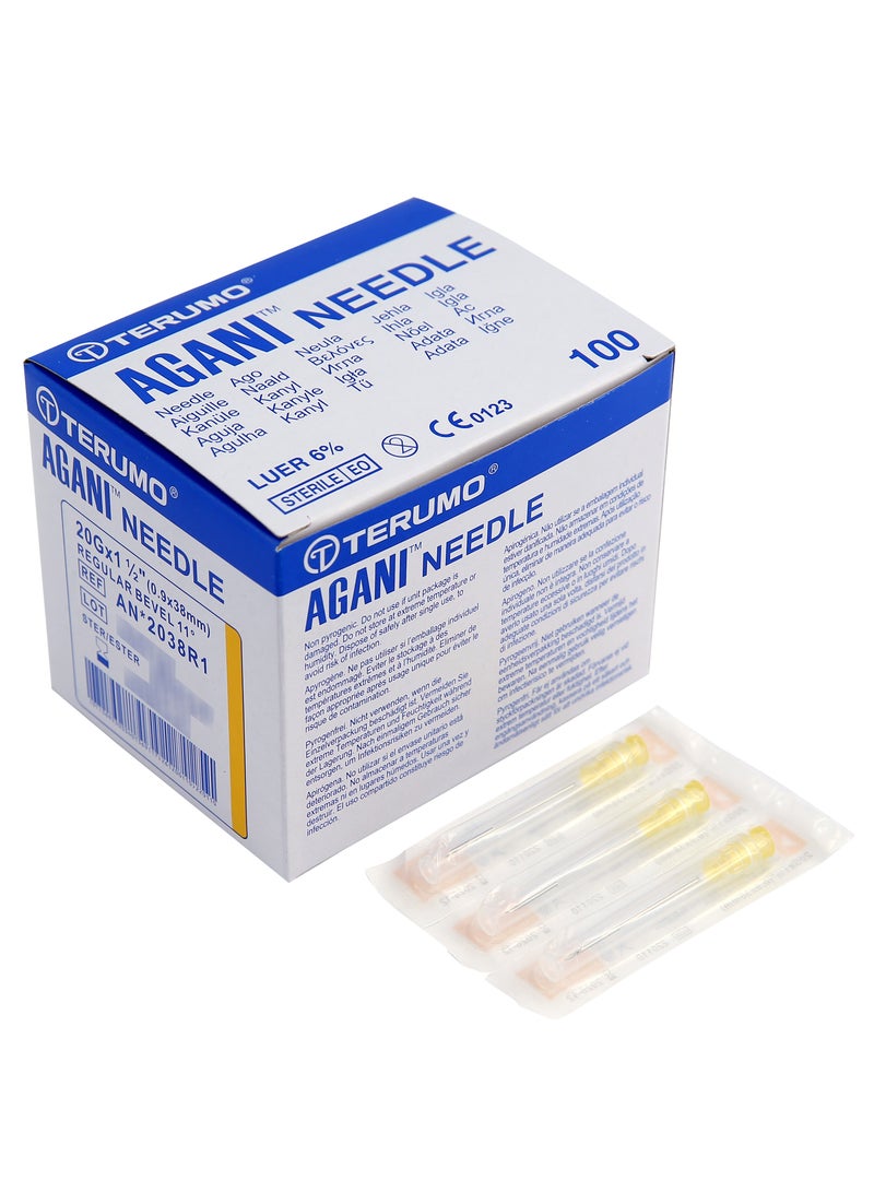 Terumo Agani Needle 20G x 1 1/2 (0.9 x 38mm) - Image 4