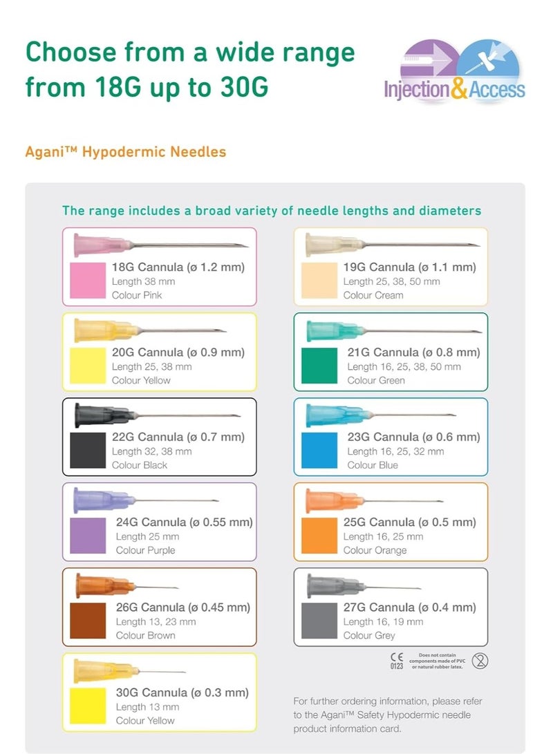 Terumo Agani Needle 20G x 1 1/2 (0.9 x 38mm) - Image 5