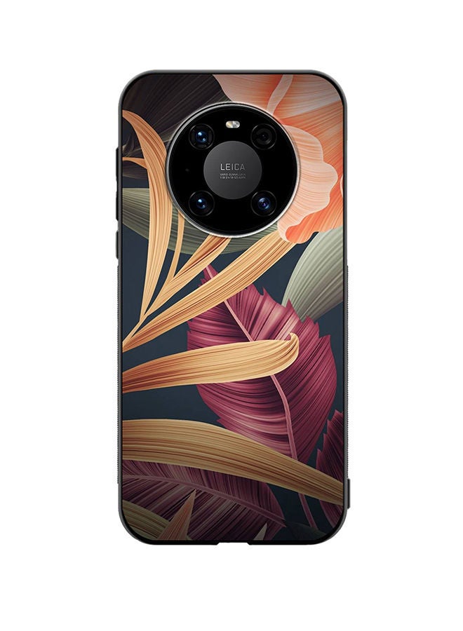 VR CREATIVE Protective Case Cover For Huawei Mate 40 Leaf 02 Design Multicolour - Image 1