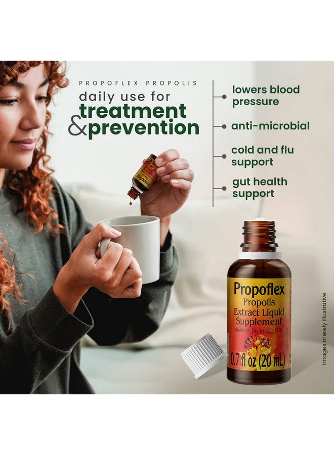 BEELIFE Propoflex Green Propolis Extract 20Ml 11% Dry Extract Bee Propolis Tincture High Artepillinc Levels Natural  Kosher Antioxidantrich Liquid Supplement For Health Wellness Brazil 20Ml  - Image 4
