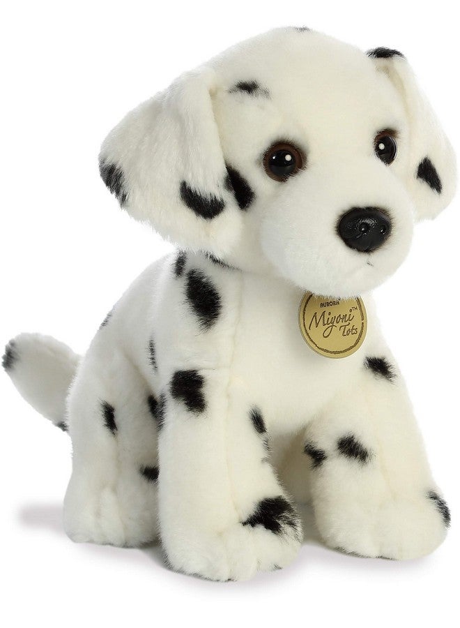 Aurora® Adorable Miyoni® Tots Dalmatian Pup Stuffed Animal - Lifelike Detail - Cherished Companionship - White 11 Inches