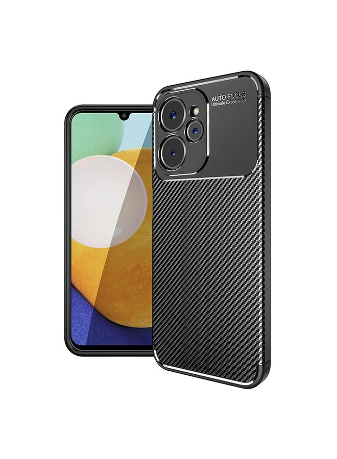 erorex Case For Realme 10 5G / 9i 5G Carbon Fiber Texture Shockproof TPU Phone Case - Image 1