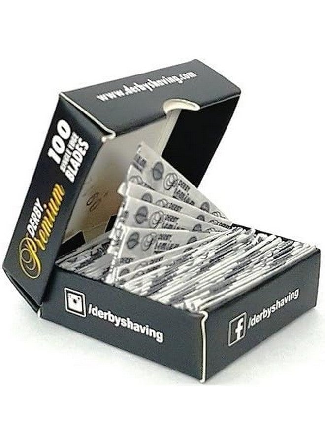 Derby 100 "Derby Premium" Single Edge Razor Blades for straight razor - Image 2