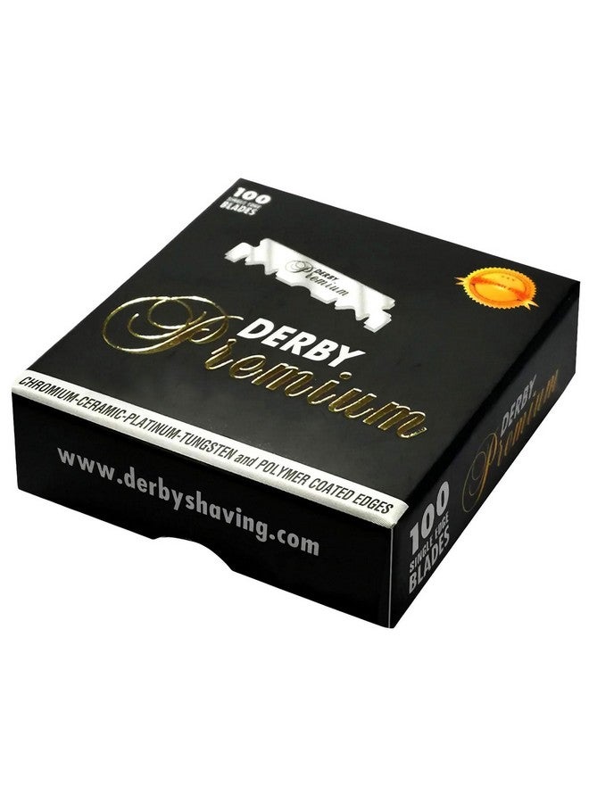 Derby 100 "Derby Premium" Single Edge Razor Blades for straight razor - Image 1