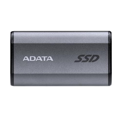 ADATA SE880 1TB External Solid State Drive/SSD, USB 3.2 Gen 2x2 Type-C, Fast Speeds of up to 2000 MB/s - AELI-SE880-1TCGY (Titanium Gray) - Image 1