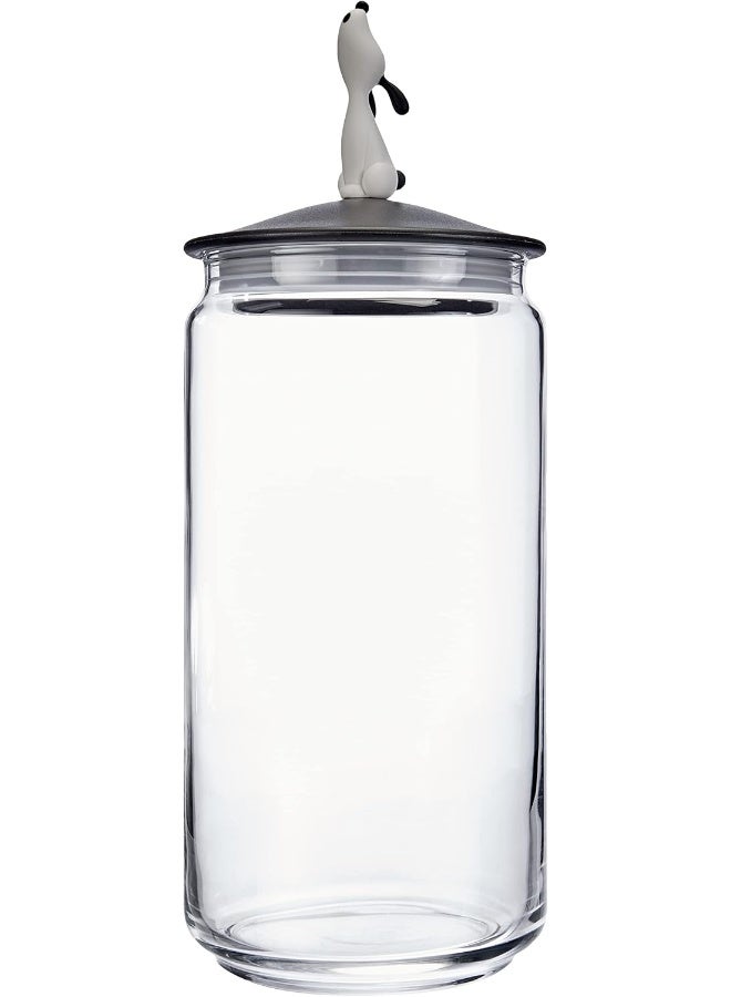 Alessi AMMI21 B Lula' Jar Container, Black, Black - Image 4