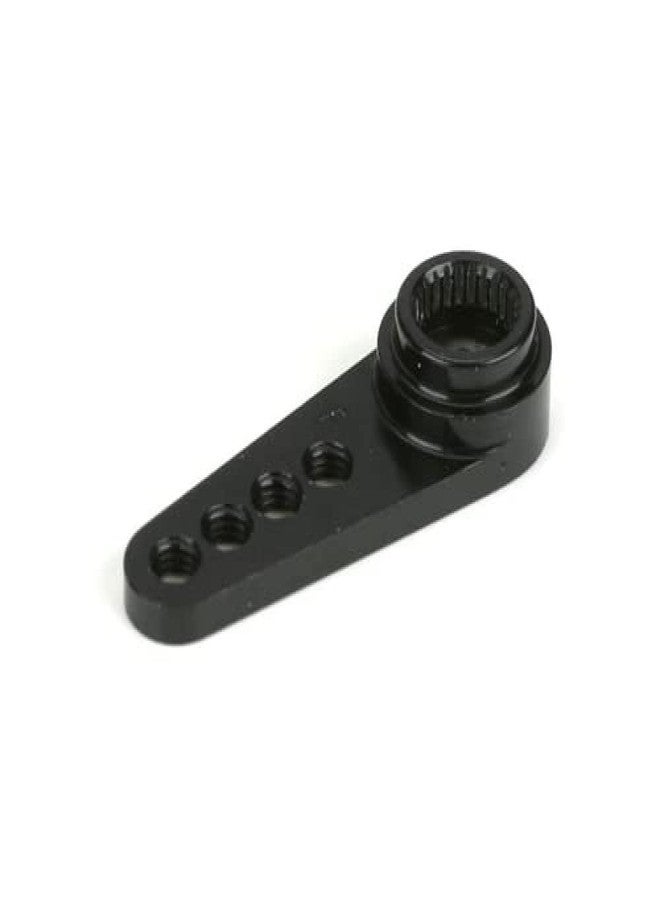Dynamite 1/2 Machined Aluminum Servo Arm 25T FUT Black DYN2531 Servo Accessories - Image 1