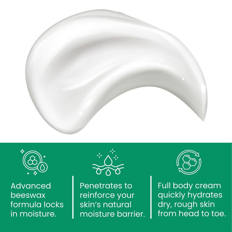 Cutemol Emollient Moisturizing Cream - Serious Moisturizer Lotion Balm for Recovering Dry, Damaged Skin - Hydration for Cracked Hands and Feet, Eczema, Psoriasis, and Raw Skin (8 oz) - Image 3
